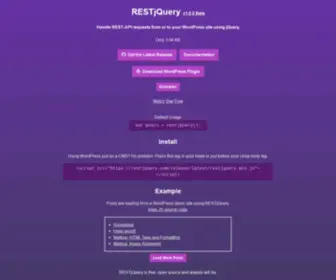 RestjQuery.com(Handle REST) Screenshot