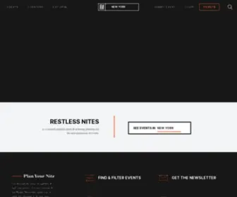 Restlessnites.com(Restless Nites) Screenshot