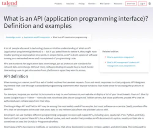 Restlet.org(Application programming interfaces (API)) Screenshot
