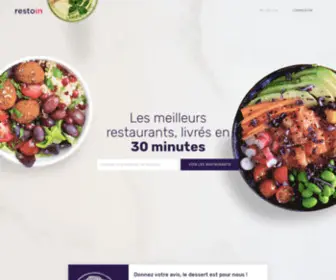 Resto-IN.fr(Livraison de repas à domicile & au bureau) Screenshot