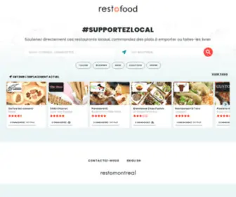 Restofood.ca(Restofood) Screenshot