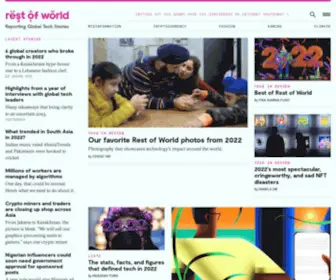 RestofWorld.org(Rest of World) Screenshot