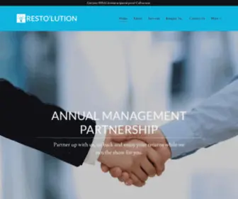 Restolution.in(Best Restaurant / Café consultancy and management company) Screenshot