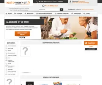 Restomarket.fr(Chef, Restaurateur, achetez les produits de vos fournisseurs locaux) Screenshot