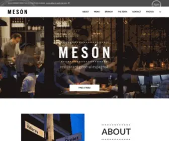 Restomeson.com(Mesón) Screenshot