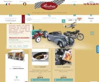 Restom.net(Technologies pour la restauration des véhicules anciens) Screenshot