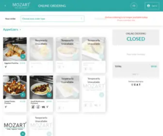 Restomozart.com(Kosher Restaurant Mozart) Screenshot