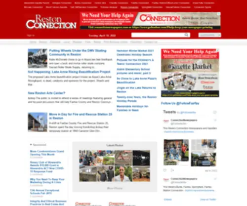 Reston-Connection.com(Reston Connection) Screenshot