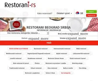 Restorani.rs(Restorani Beograd) Screenshot