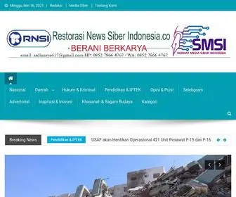 Restorasinewssiberindonesia.co(Restorasi News Siber Indonesia) Screenshot