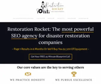 Restoration-Rocket.com(Disaster Restoration SEO Agency) Screenshot