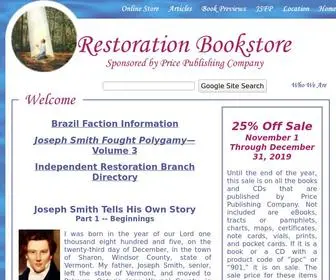 Restorationbookstore.org(Restoration Bookstore) Screenshot