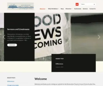 Restorationchurch.net(Jesus Christ) Screenshot