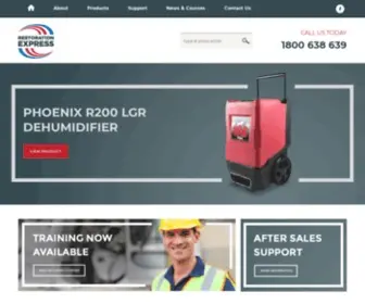 Restorationexpress.com.au(Carpet Cleaners Warehouse) Screenshot