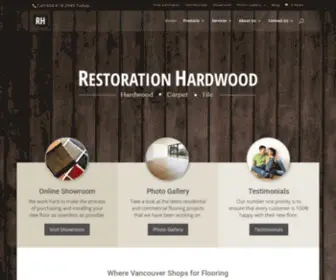 Restorationhardwood.ca(Flooring Contractor Vancouver) Screenshot