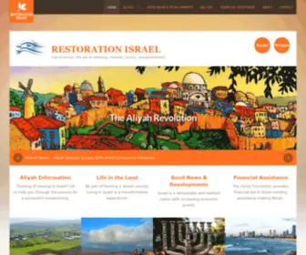 Restorationisrael.org(Restoration Israel) Screenshot