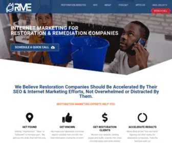 Restorationmarketingexperts.com(Water Restoration Marketing) Screenshot