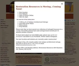 Restorationresources.com(Restoration Resources) Screenshot
