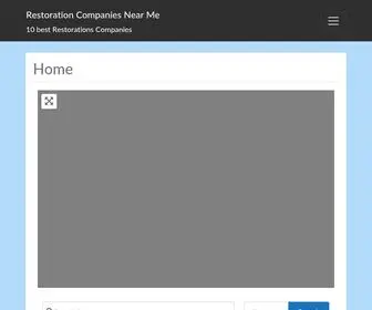 Restorationscompaniesnearme.com(10 best Restorations Companies) Screenshot