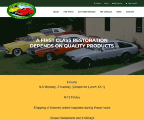 Restorationspecialties.com(Restoration Specialties) Screenshot