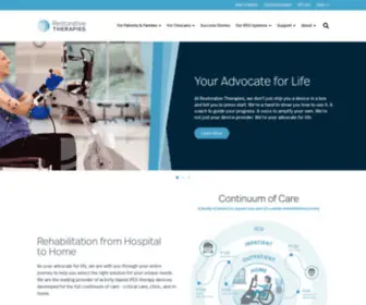 Restorative-Therapies.com(Restorative Therapies) Screenshot