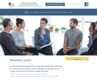 Restorativejusticewi.org(A community) Screenshot