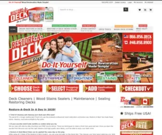 Restore-A-Deck.com(Deck Cleaners) Screenshot