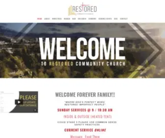 ReStoredcommunitychurch.org(Restored Community Church) Screenshot