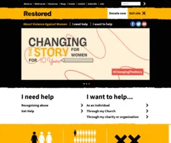 ReStoredrelationships.org(Restored) Screenshot