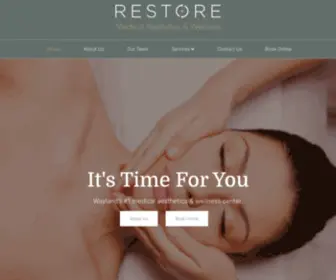 ReStoremedicalaesthetics.com(Wayland Medical Aesthetics & Wellness) Screenshot