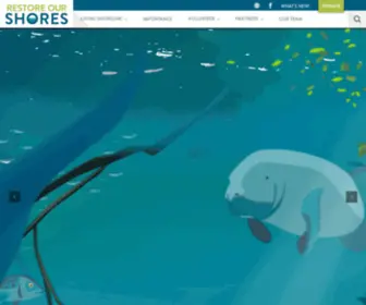 Restoreourshores.org(Restore Our Shores) Screenshot