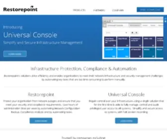 ReStorepoint.com(Multi-Vendor Network Configuration and Compliance Management) Screenshot