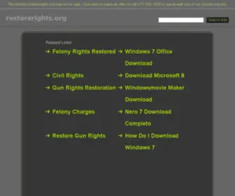 Restorerights.org(Restorerights) Screenshot