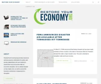 Restoreyoureconomy.org(Restore Your Economy) Screenshot