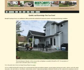 Restorffslandscape.com(Restorff's Landscape Service Home) Screenshot