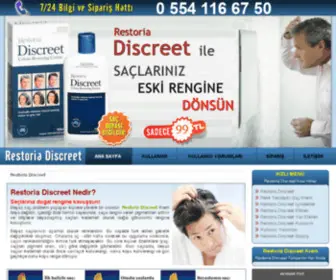 Restoriadiscreetturkiye.com(Restoria Discreet Resmi Satış Sitesi) Screenshot