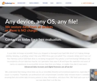 Restoringdata.ca(Expert Data Recovery Service) Screenshot