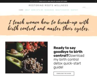 Restoringrootswellness.com(Restoring Roots Wellness) Screenshot