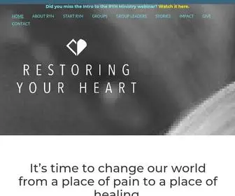 Restoringyourheart.com(Restoring Your Heart) Screenshot