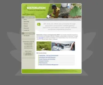 Restorsci.com(Restoration Science & Engineering) Screenshot