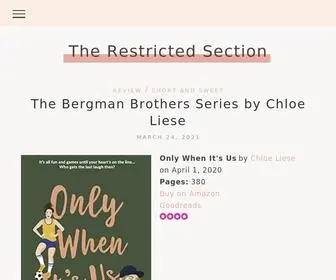 Restrictedsection.net(Nerdy Girl) Screenshot