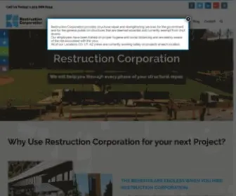 Restruction.com(Structural Concrete Repair) Screenshot