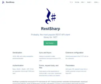 Restsharp.org(Web4) Screenshot