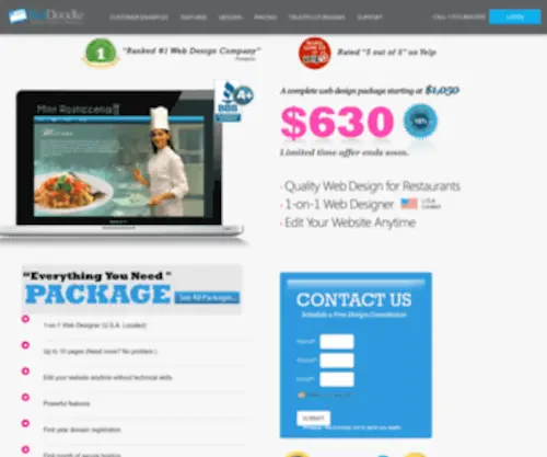 Restuarant-Website-Design-Template-Builder.com(Quality Restaurant Website Designs We Customize) Screenshot
