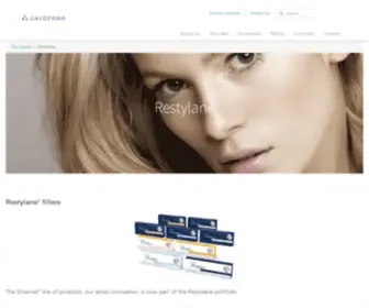 Restylane.co.uk(Galderma) Screenshot