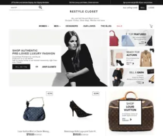 Restylecloset.com.au(Preloved Designer Fashion Platform) Screenshot