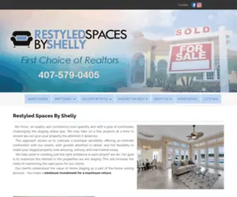 Restyledspacesbyshelly.com(Restyled Spaces By Shelly) Screenshot