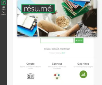 Resu.me(Career network of the net generation) Screenshot