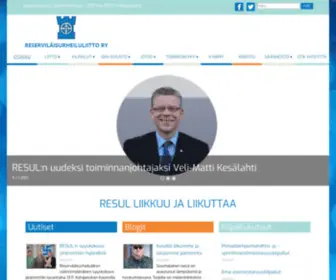 Resul.fi(Reserviläisurheiluliitto ry) Screenshot