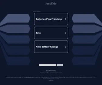 Resulf.de(A Resource Care Company) Screenshot
